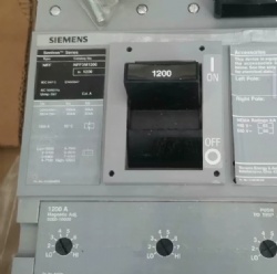Inventory Original SIEMENS plastic-case circuit breaker produced in the USA, NFF3M1200, 3P/1200A